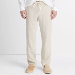 Vince Lightweight Hemp Pants in Pumice Rock